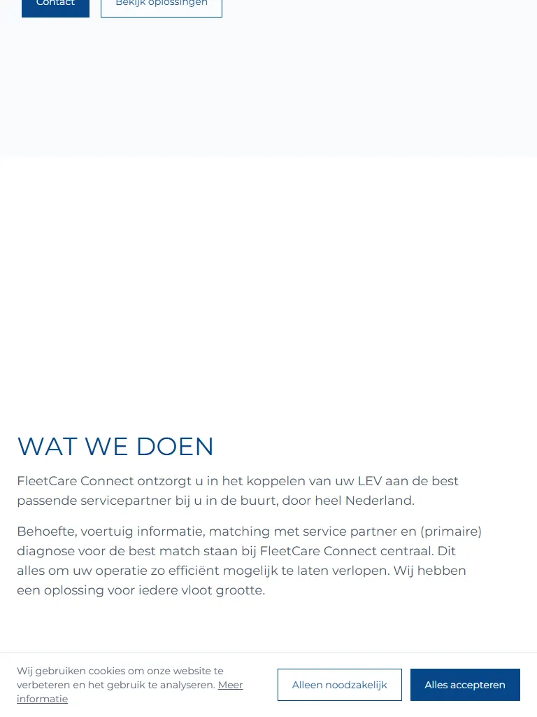 FleetCare Connect: schermafbeelding 2 van het project