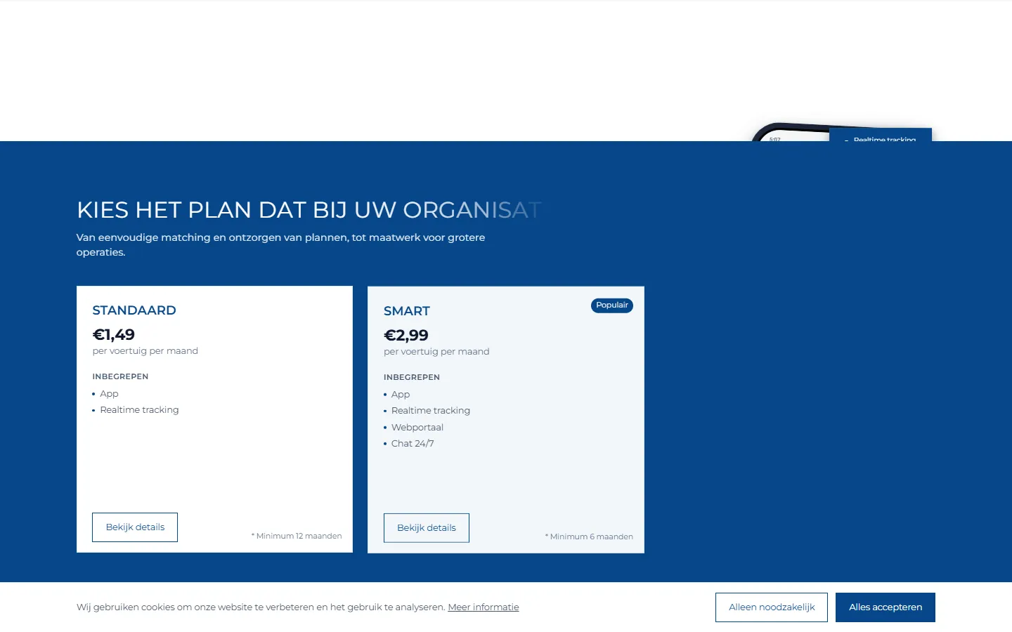 FleetCare Connect: schermafbeelding 3 van het project