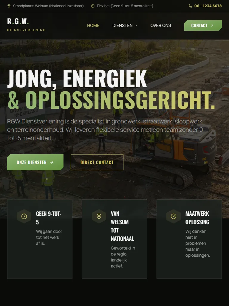 RGW Dienstverlening: schermafbeelding 2 van het project